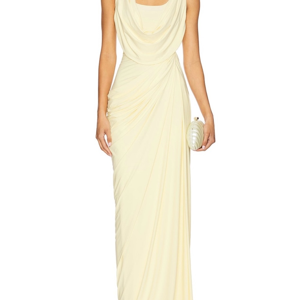 Renata Dress in Butter Yellow- XS